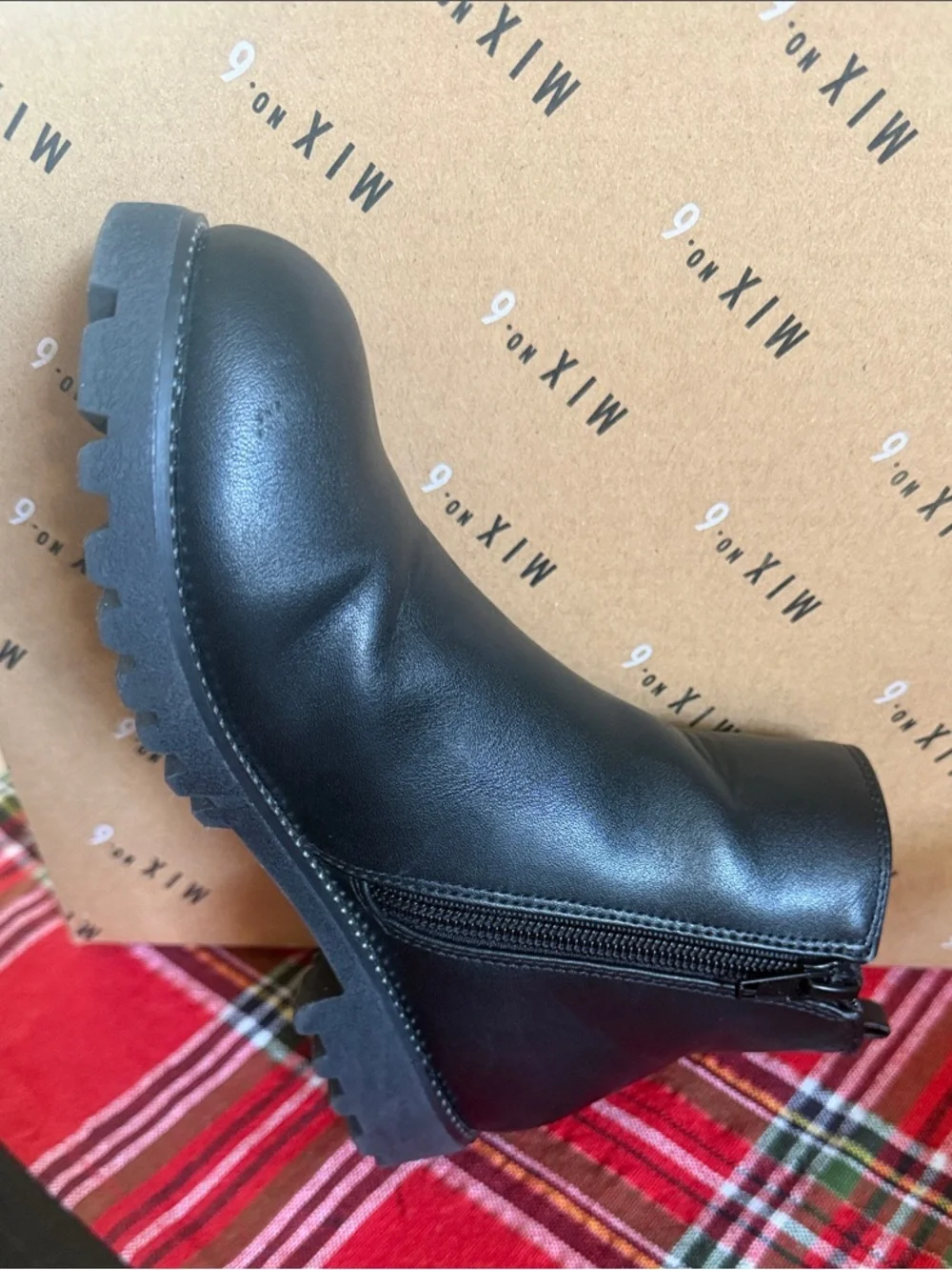 Mix No. 6 Black Kids Chelsea Zip Boot